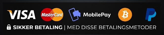 Sikre betalingsmuligheder for IPTV i Danmark inklusiv kreditkort og kryptovaluta.
